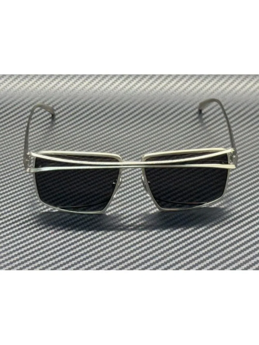 New PRADA Men Silver Vintage Sunglasses 58-15-140